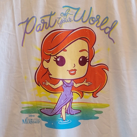 Funko Pop T-shirt Ariel The Little Mermaid - Picture 5 of 5